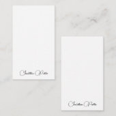 Typographie personnalisée Nom du script Modèle Mod (Devant / Derrière)