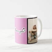 Typographie photo collage Mug (Devant droit)