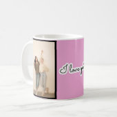 Typographie photo collage Mug (Devant gauche)