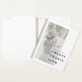 Typographie photo minimale ANNÉE (Devant avec enveloppe)