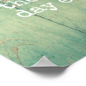 typographie poster meilleur jour jamais citation b (Coin)