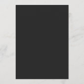 Typographie Rétro Années Soixante-dix | Menu de Ma (Dos)