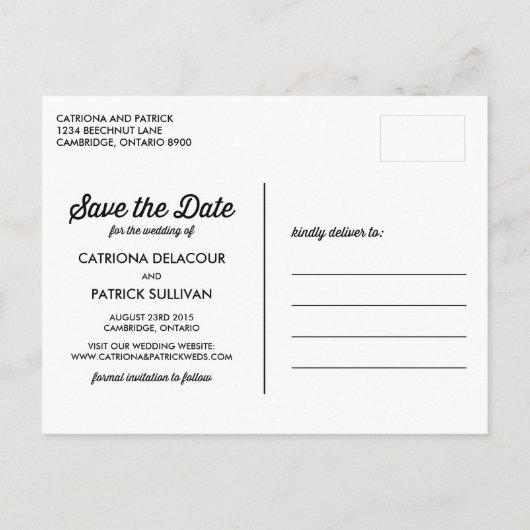 TYPOGRAPHIE RÉTRO | CARTES DE SAUVEGARDE NAVY POST (Dos)