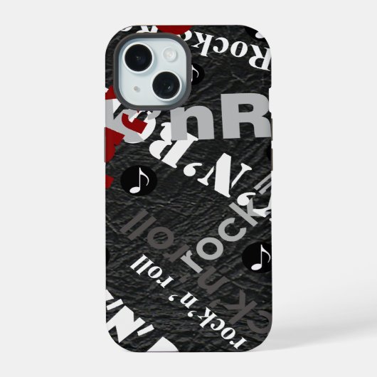 Typographie rock & roll - noir (Verso)