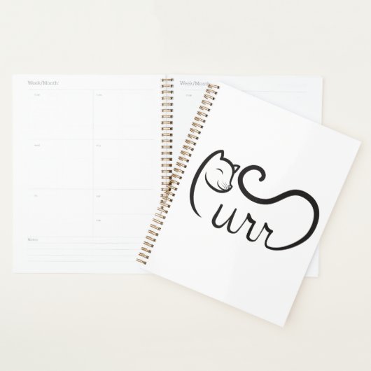Typographie Ronron Noir (Devant avec enveloppe)