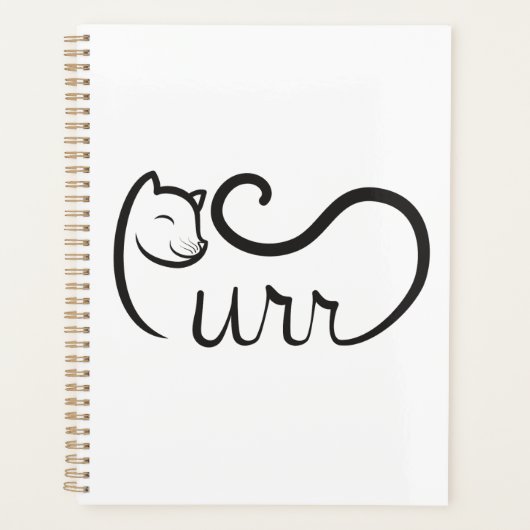 Typographie Ronron Noir (Devant)