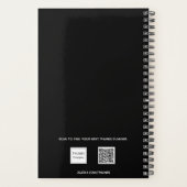 Typographie rose noire en or 2026 (Dos)