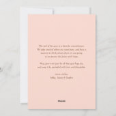 Typographie rustique | Carte photo de vacances (Dos)