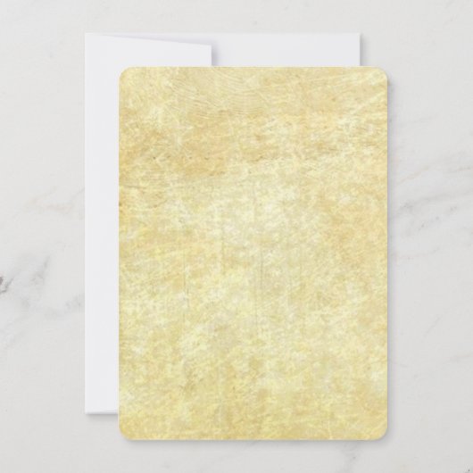 Typographie rustique Pays Invitations de mariage (Dos)