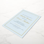 Typographie simple et élégante Foil Invitation (Rotation)