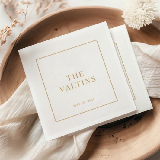 Typographie Simple Mariage Minimaliste
