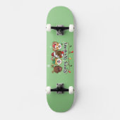 Typographie skateboard Merry Woofmas (Recto)