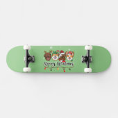 Typographie skateboard Merry Woofmas (Horz)