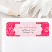 Typographie Stickers Saint-Valentin (En situation)