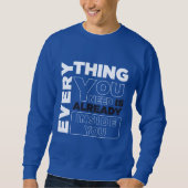 Typographie Sweat Shirt (Devant)