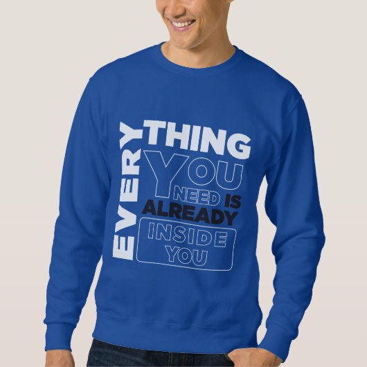 Typographie Sweat Shirt (Devant)