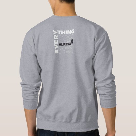 Typographie Sweat Shirt (Dos)