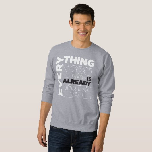 Typographie Sweat Shirt (Devant entier)