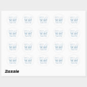Typographie tendance Enregistrer les stickers Date (Feuille)