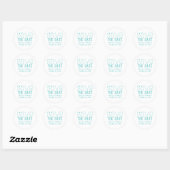 Typographie tendance Enregistrer les stickers Date (Feuille)