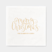 Typographie tendance Joyeux Noël (Recto)