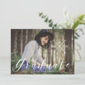 Typographie urbaine | Graduate Photo Faire-part (Debout devant)