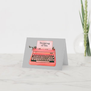 Typographie Vintage de la machine à écrire Retro