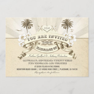 typographie vintage invitation de mariage