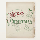 Typographie vintage Joyeux Noël (Dos)