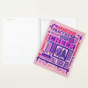 Typographie violette des filles