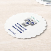 typography_2_with you_2 kartonnen onderzetters (Gekanteld)