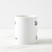 Typography Funny Judge Mornings Koffiemok (Center)