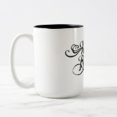 Typography Happy Birthday Mug (Gauche)