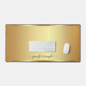 Typography Script Name Elegant Gold Modern Simple Bureaumat (Keyboard & Muis)