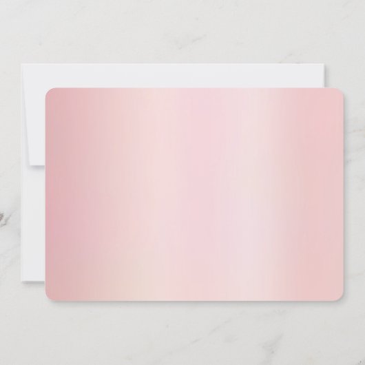 Typography Script Save The Date Chic Rose Gold (Dos)