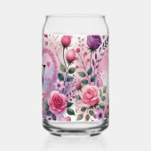 Typography text floral hearts romantic watercolor  (Gauche)