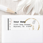 Typowriter Art Café certains Étiquettes personnali (En situation)