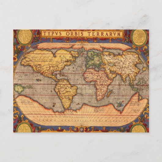 Typvs Orbis Terrarvm Briefkaart (Voorkant)