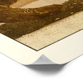 Tyr en Fenrir door John Bauer Poster (Hoek)