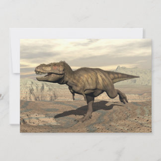 Tyrannosaurus draait - 3D rendering