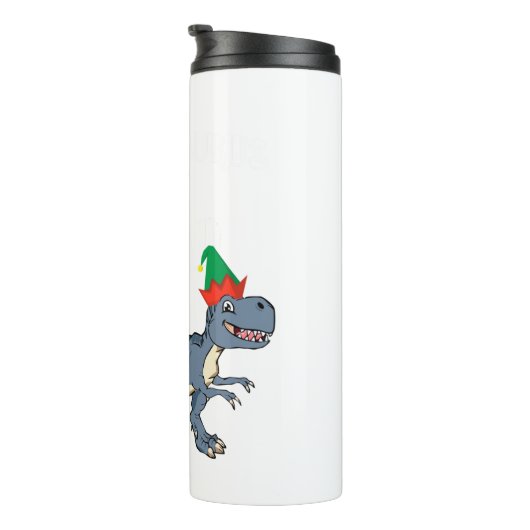 Tyrannosaurus Elf Squad Xmas T-Rex Dinosaurus Chri Thermosbeker (Geroteerd rechts)