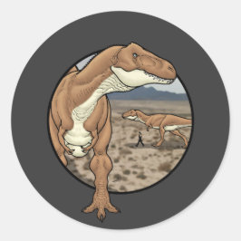 Tyrannosaurus rex #2 ronde sticker