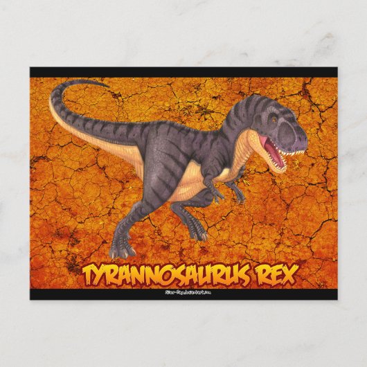 Tyrannosaurus Rex briefkaart (Voorkant)