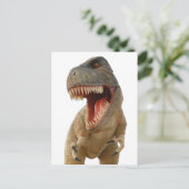 Tyrannosaurus Rex Briefkaart (Staand voorkant)