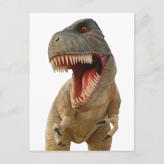 Tyrannosaurus Rex Briefkaart (Voorkant)