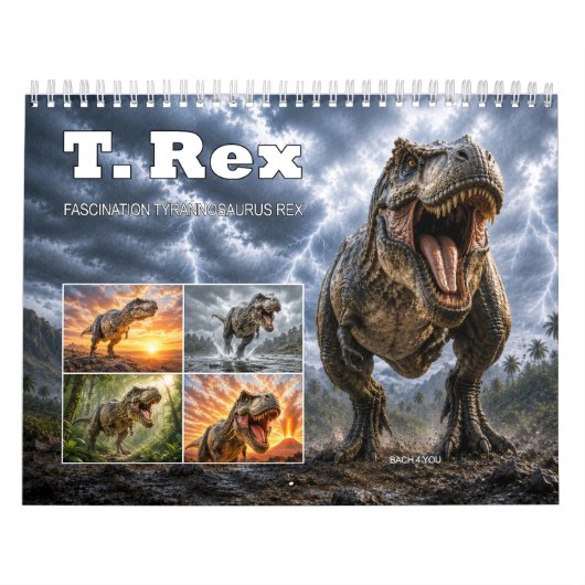 Tyrannosaurus Rex – Calendrier mural (Protection)