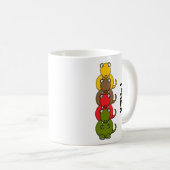 Tyrannosaurus-Rex Cartoon Crétacé Mug (Devant droit)