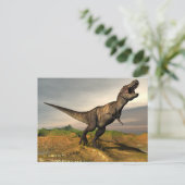 Tyrannosaurus rex dinosaur - 3D rendering Briefkaart (Staand voorkant)