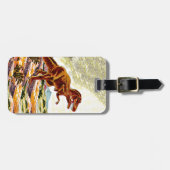 Tyrannosaurus Rex Dinosaur Bagagelabel (Voorkant horizontaal)