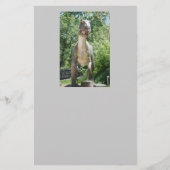 Tyrannosaurus Rex Dinosaur Briefpapier (Voorkant)